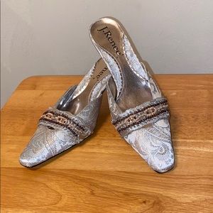 Silver Special Occasion Heels     New